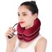 SSDDDLZEQ Luft -Blasbar Rescue Neck -Zug support cervical spine tractor tract nude tendon for relieving neck pain neck support decompression (color: rosso)