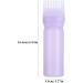 Hair Dye Bottle 160ML Shampoo Bottle Hair Comb Applicator Bottle Brush Bottle for Hair Dyeing Tool Hair dye bottle applicator Purple - Buy Online on GoSupps.com