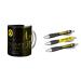Borussia Dortmund BVB magic glass 1 piece (1 pack) & BVB ballpoint pen (set of 3) Bundle with BVB ballpoint pen