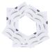 VINTORKY 2 Eyebrow Sticker Eyebrow Card Makeup Kit Eyebrow Shaping Stencils Simple White A607 Makeup Tools