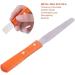 Angrek Metal Stainless Steel Wax Applicator with Wooden Handle - Reusable Tool for Hair Removal & Cake Cream Decorating - Buy Online on GoSupps.com
