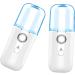 FRCOLOR 2 Pi ces Instrument De R approvisionnement En Eau Nano Mini Vapeur Rafra chissante Pour Le Visage Nano Vapeurs Portatifs Blanche Se R concilier Vaporisateur Plastique - Buy Online on GoSupps.com