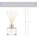 Hossian 10 Inch Reed Diffuser Sticks - 100 Natural Rattan Wood Aroma Sticks for Essential Oil Diffusion - Perfect for Home Fragrance - Buy Online on GoSupps.com