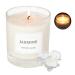 Jasmine Scented Jar Candle for Home 8.8oz Relaxing Soy Wax Candles for Men and Women Aromatherapy 45H Long Lasting