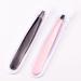Professional Eyebrow Tweezers Set - 2 Piece Slanted Stainless Steel Hair Remover Kit | International Shipping - Buy Online on GoSupps.com