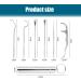 Stainless Steel Toothpick Set - Reusable Portable Metal Dental Picks for Travel Camping & Picnics (7 PCS - Buy Online on GoSupps.com