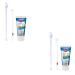 TRIXIE Dental Hygiene Set for Cats | Double Pack | 2 x 50 g | for Cats Dental Hygiene | Contains Cheese Flavoured Toothpaste and Two Toothbrushes with Different Heads