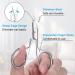 URAQT Nail Scissors Set - 4 PCS Manicure Kit for Men and Women | Stainless Steel Beauty Scissors for Nail Toenail Eyebrow Eyelash with Accessories - Buy Online on GoSupps.com