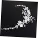 FRCOLOR Floral Headband Bride Headpieces for Wedding Bridal Hair Accessories Wedding Headband Bridesmaid Hair Accessories Rhinestone Headdress Women Headdress for Wedding Tiara White - Buy Online on GoSupps.com
