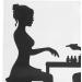 Nail Salon Wall Sticker PVC Vinyl Waterproof Wonderful Nail Art Window Sticker Durable Stylish for Nail Salons Beauty Salons(S) - Buy Online on GoSupps.com
