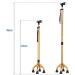 Old Man Crutches Retractable Four-Foot Cane Small Four-Corner Cane Elderly Slip Single Turn to Adjust Disabled Walker Crutches Hello Independence - Buy Online on GoSupps.com