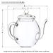 Creano 2x Tea Flower Gift Set - Blooming Tea Spring Harvest with 2x 500ml Glass Jugs & 12x White Tea | Perfect International Gift Set - Buy Online on GoSupps.com