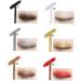 Healeved Lot De 12 Stylos Fard Paupi res Waterproof Rotation Automatique Couleurs Vari es Texture Lisse Ensemble Cosm tique Pour Femme Maquillage Des Yeux Longue Tenue - Buy Online on GoSupps.com