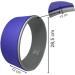 ATC Handels GmbH Yoga Wheel Aid for Asanas - Violet Pilates Wheel for Yoga Exercises & Backbends | International Shipping Available - Buy Online on GoSupps.com