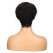 D but Short Pixie Wig for Women | Brazilian Virgin Hair 9 Inch 1B Black | Real Hair Wig 63g 22.86 cm - Buy Online on GoSupps.com