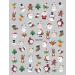 9 Sheets Christmas Nail Art Stickers Decals Self-Adhesive Kids Cute White Snowman Snowflakes Winter Snowbell Reindeer Nail Supplies Nail Art Design Decoration Accessories - Buy Online on GoSupps.com