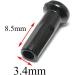 Pro Bamboo 36pcs Black Carbon Steel Bicycle Spoke Cap Set for 2mm Spokes | 14G Nipple | Mountain Bike Accessory - Buy Online on GoSupps.com