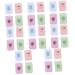 Homsfou glass container 32 STK contact lens container container for eye contact lenses Listing travel case lens pockets lens case lens container cosmetic container for eye lenses