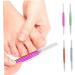 Glass Cuticle Pusher Manicure Stick Nail Cuticle Remover Tools Rosy Brushes - Buy Online on GoSupps.com