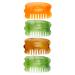 Hapinary 4 pieces massage comb Hair comb head massager Head massage comb resin hairbrush massage hairbrett schabet resin Harz massager resin crest