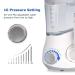 Dental Oral Irrigator Water Flosser for Braces Care - 600ml, 6 Jet Tips, 10 Pressure Settings - Family Dental Cleaner - Buy Online on GoSupps.com