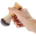 Premium Portable Shaving Brush for Men | Soft Synthetic Hair & Wooden Handle | Ideal for Beard Care & Hairdressing - Buy Online on GoSupps.com