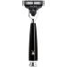 M HLE Rytmo Shaving Set Pure Badger Hair Black Precious Resin Compatible with Gillette Blades Premium International Shipping - Buy Online on GoSupps.com