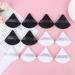 BODYA 10 Pieces Pure Powder Puff Soft Velvet Face Triangle Cosmetic Foundation Sponge Washable Face Cosmetics Cotton for Loose Powder Mineral Powder Body Powder Wet Dry Makeup Tool - Buy Online on GoSupps.com
