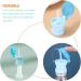 Kisangel 2pcs Spill-Proof Water Bottle Caps with Straw for Kids - Sky Blue | Portable Twist Cover Sippy Cap for Juice and Soda - Buy Online on GoSupps.com