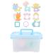 Toyvian 1 Set of Portable Infant Teething Toys Funny Grasp Shake Playthings for Toddler