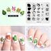 Alexnailart NA006: Natural Leaves Nail Art Stamping Plate for DIY Stencil Designs - Buy Online on GoSupps.com