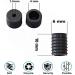 Black Adjustable Silicone Cord Locks - 100PCS | For Fixed and Removable Masks | Anti-Slip Rope Locks | Elastic Buckle Accessories - Buy Online on GoSupps.com