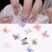 72pcs 3D Butterfly Nail Art Decoration Resin Charms - 12 Colors Pearl Beads Accessory for Acrylic Nails - BX1130-6 - Buy Online on GoSupps.com
