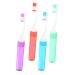 4 pieces travel fine toothbrush travel toothbrush creative foldable toothbrush oral toothbrush toothbrushes for children comfortable toothbrush collapsible toothbrush folds 1 piece (1 Pack) as shown