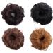 Messy Bun Hair Piece for Women Synthetic Donut Straight Ponytail Hair Messy Hair Bun Scrunchie Chignon With Elastic Hair Bands Pieces For Women Hair Extensions Fake Hair Accessories for Women Girls 6AT88 - Buy Online on GoSupps.com