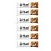 6 x 51g Nutrition Peanut Caramel Breakfast Snack Bar Low Sugar 26 Calorie Lunch Food Ready Meal