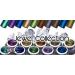 RM BeautyYnails Premium UV Metallic Glittergel Jewel Collection - Turmalin Gr n-Blau 5ml | Professional High Opacity Carbgel for Stunning Nails - Buy Online on GoSupps.com