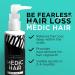 Medic Hair for Men 90ml - DHT Blocking Saw Palmetto & Ginseng Extract - Natural Hair Growth Solution | 3.04 fl oz - Buy Online on GoSupps.com