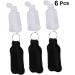 Ipetboom 6pcs Portable Travel Bottles Hand Bottle Cover Bottle Cap Perfume Bottle Filling Black 12X6CM - Buy Online on GoSupps.com