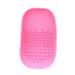 1pc Makeup Cleaner Brush Cleaning Plate Makeup Brush Scrubber Brush Cleaning Pad Pink