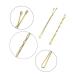 150PCS 2.2 Blonde Bobby Pins - Super Grip Gold Hair Clips with Box by YINGFENG | Reusable Non Slip Hair Pins for All Hair Types - Buy Online on GoSupps.com