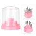 Nail Drill Bits Holder & Nail Polish Grinding Container with Lid - 48 Holes Gel Display Box for Manicure & Pedicure | Organizer Storage Case - Buy Online on GoSupps.com