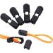 20 Pack Plastic Spring Toggle Cord Locks - Black Oval Fasteners for Single Hole Sliders - Buy Online on GoSupps.com
