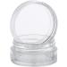 20 5g/5ml Mini Empty Plastic Cosmetic Jars Clear Round Travel Sample Pots for Creams/Sample/Make-Up/Glitter Storage - Buy Online on GoSupps.com