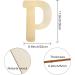 30cm Large Wooden Letter for Crafts & Nursery Decor - Capital Alphabet MDF Wood Slice for Children's Names - Home Wall Art & Sign Board Stencil - Buy Online on GoSupps.com