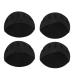 Foot Cushion 2 Pairs High Heeled Shoes Breathable Forefoot Pad Pointe Shoe Toe Pads Stress Pain Relief Forefoot Patch (Black)