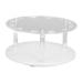 Rotating Acrylic Eyelash Tweezers Holder - 12 Hole Organizer for Eyelash Extensions (Pure White) | International Shipping Available - Buy Online on GoSupps.com