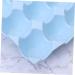 Hemoton Egg Holder Organizer Box Straw Stacked Grids for Refrigerator Storage Holder Egg Breakage-proof Thicken Wheat Blue Blue 29*19CM - Buy Online on GoSupps.com