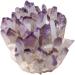 Amethyst Crystals 1pcs Purple Quartz Crystal Cluster Crystal Specimen Amethyst Cluster JIZTGEDM (Size : 300-400g) - Buy Online on GoSupps.com