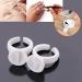 100Pcs Eyelash Pallet Glue Adhesive Holders - Premium Storage Rings for Eyelash Extensions | International Shipping - Buy Online on GoSupps.com
